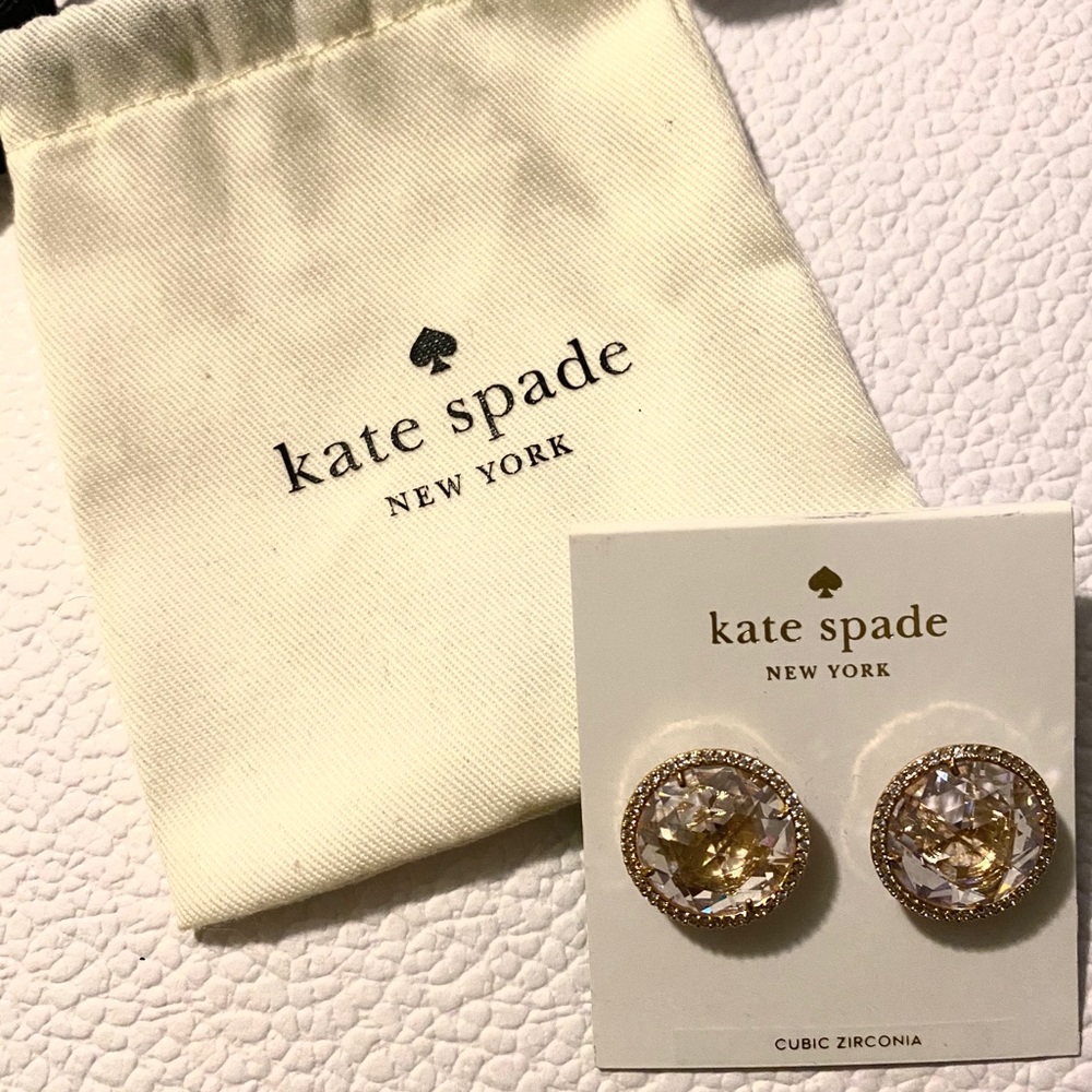 NEW Kate Spade Zirconia Earrings
